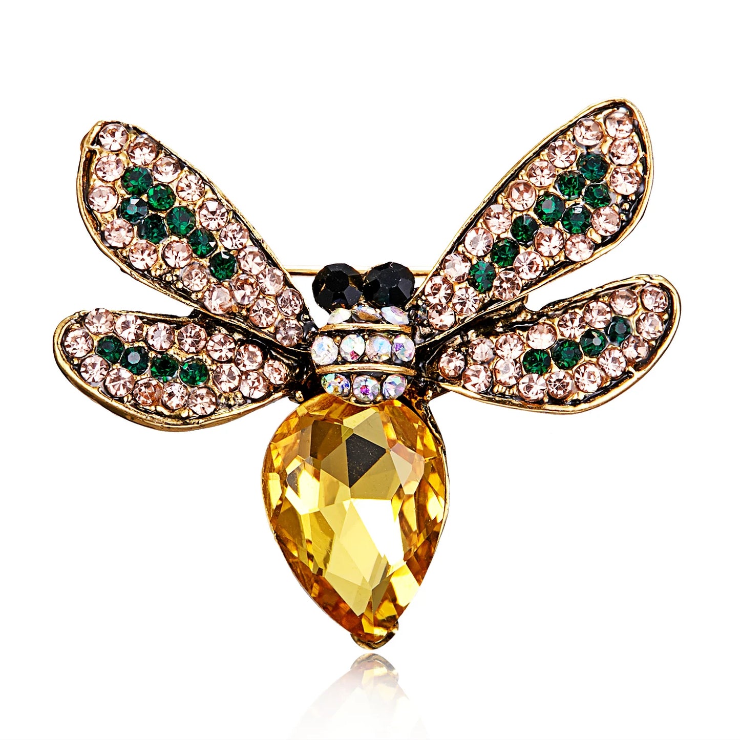 Classic Vintage Bee Brooch Insect Brooches For Women Metal Pins Banquet Party Suit Coat Cap Accessories Fall Winter Unique Gif
