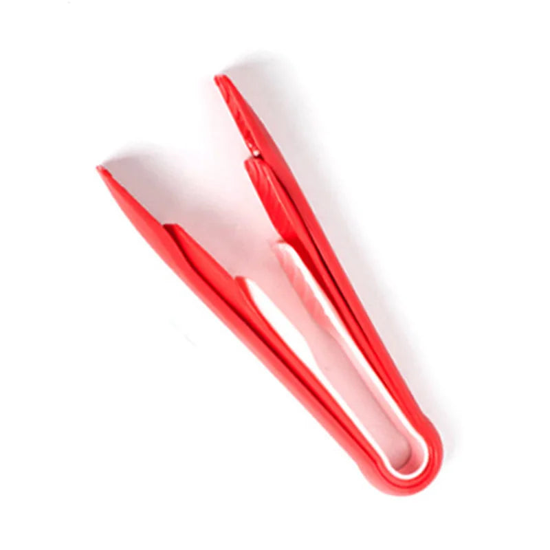 Tejesa 3Pcs/set Non-Slip Food Tong Food Grade Plastic Bread Tongs Salad Serving Tongs Kitchen Cooking Clip Clamp Bbq Tools Accessories