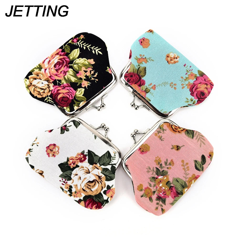 Hemasa  Roses Mini Coin Purses Zero Wallet ,lady Zero Wallets and coin Bag Child Girl Women Change Purse
