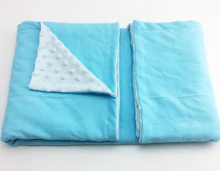Tejesa Knitted Cotton bean fleece double-sided baby blanket swaddle children's blanket cartoon soft and comfortable newborn quilt