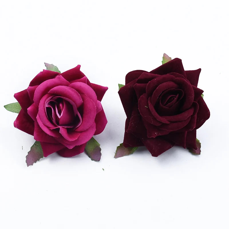 Tejesa 100 pieces  wedding decorative flowers/Roses  wall home decoration accessories Artificial flowers a cap gifts box