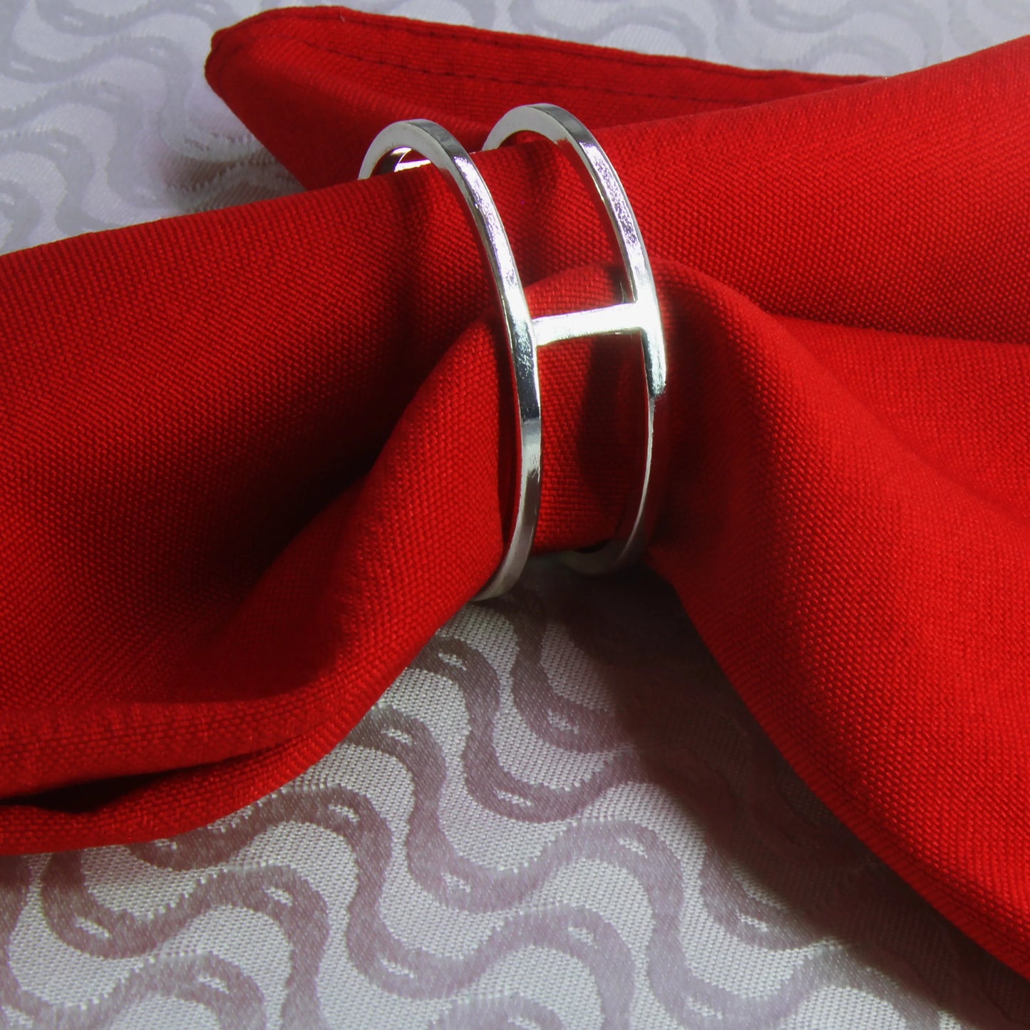 free shipping gold silver metal  napkin ring, napkin holder for wedding,6 pcs qn15062005