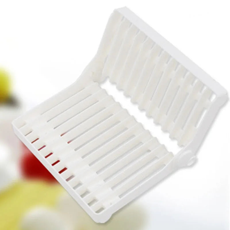 Hemasa Kitchen Foldable Dish Rack Stand Holder Bowl Plate Organizer Tray Drainer Shelf For Tableware/ Kitchen