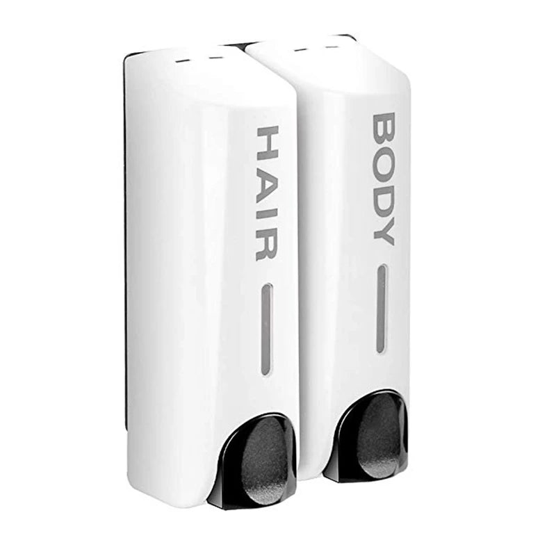Hemasa Single/Double/Triple 350ml Soap Dispenser Wall-mount Shower Bath Shampoo Dispenser Liquid Soap Container Bathroom Accessories