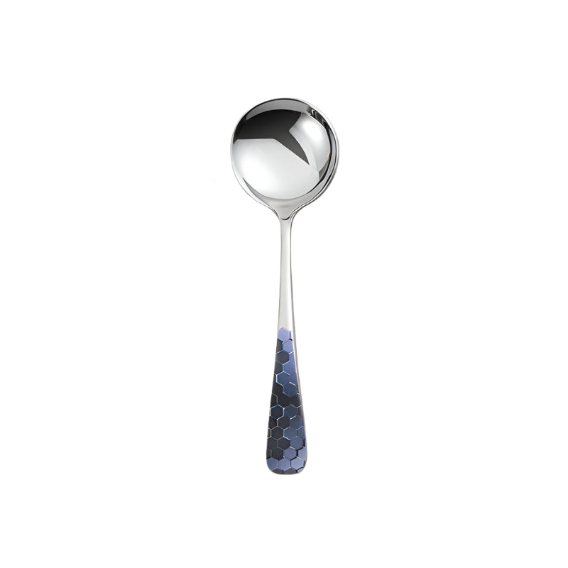 Hemasa Stainless Steel  Silver Coffee Ice Cream  Teaspoons  Dinner Tableware Round Head Dessert Spoons