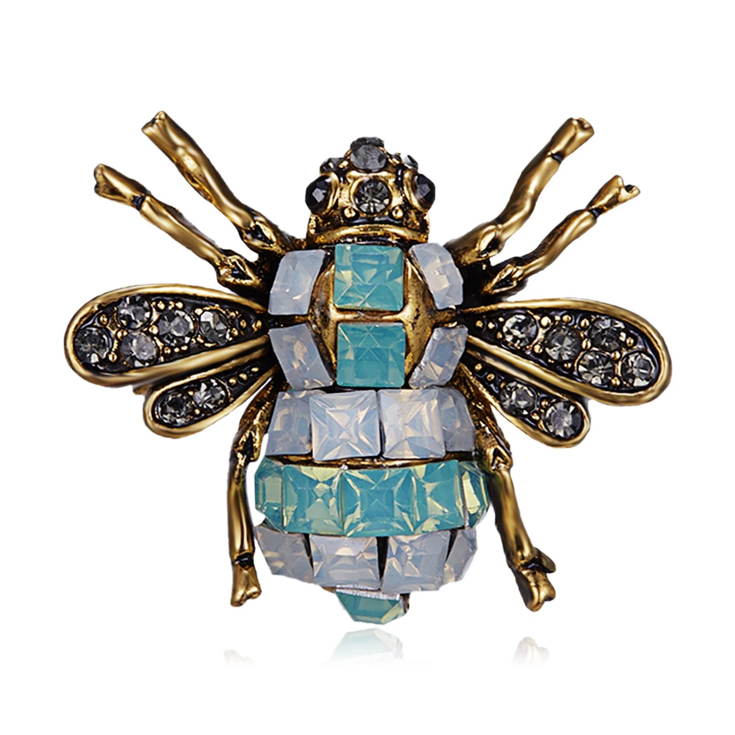 Classic Vintage Bee Brooch Insect Brooches For Women Metal Pins Banquet Party Suit Coat Cap Accessories Fall Winter Unique Gif