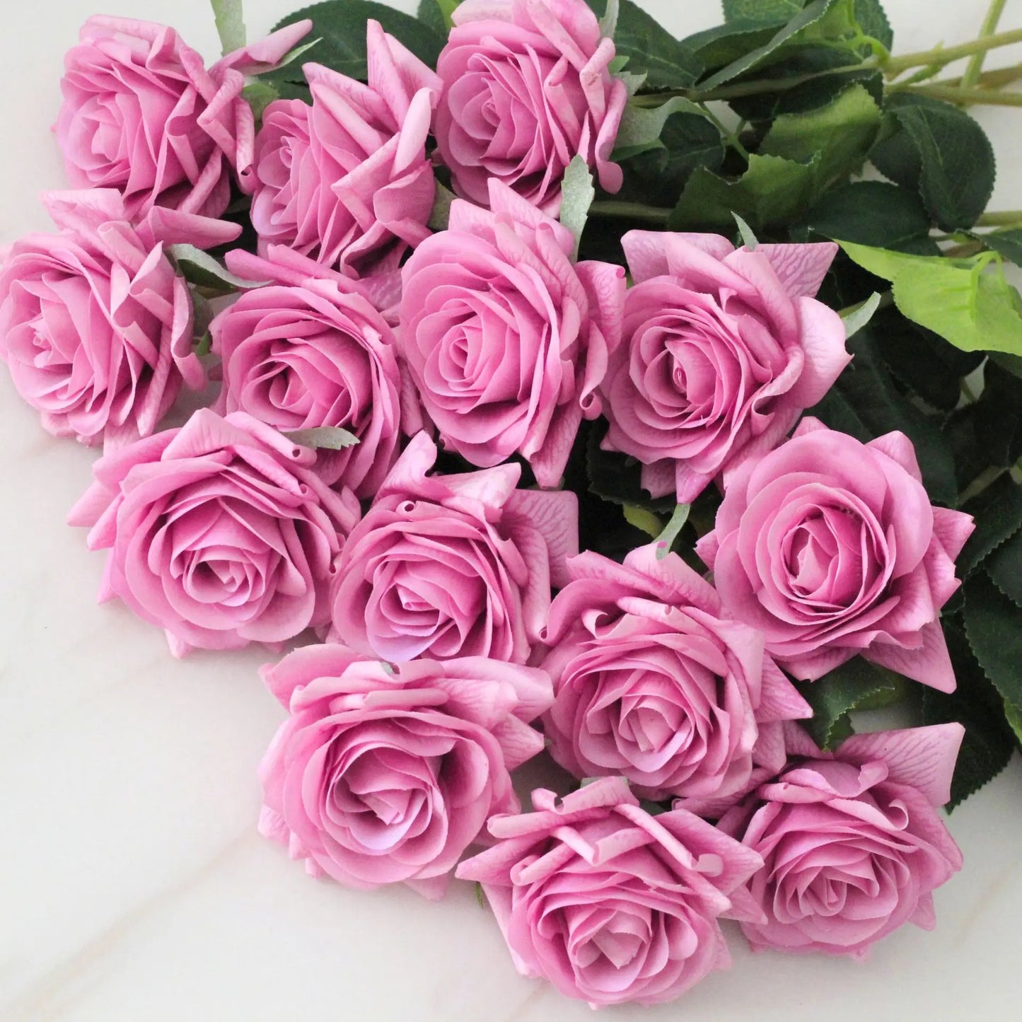 15Pcs/lot High Quality Artificial Flowers Decor Rose Latex Flower Home Decoration Real Touch Rose Wedding Bridal Bouquet Flower