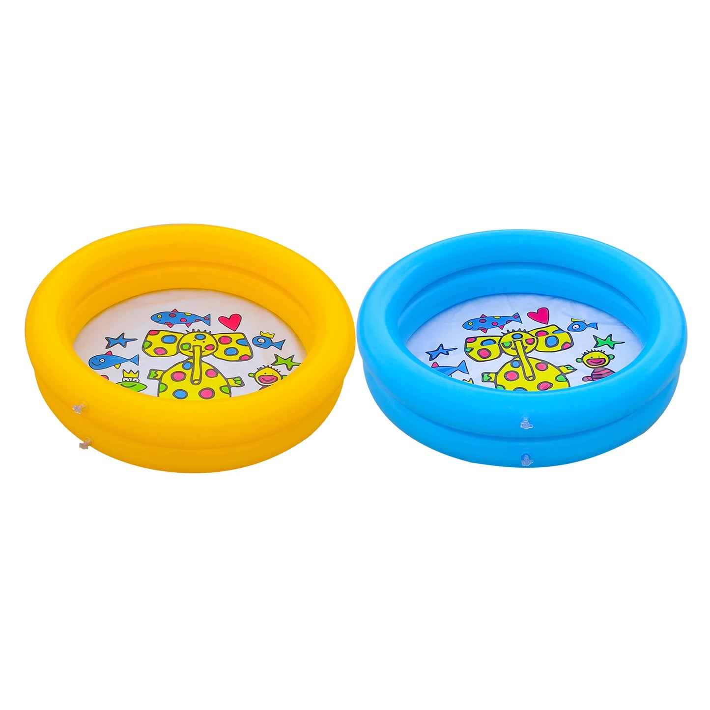 Hemasa PVC Round Kids Inflatable Swimming Pool Baby Bath Tub Family Summer Indoor Outdoor Garden Backyard Water Fun Toy Tub Durable
