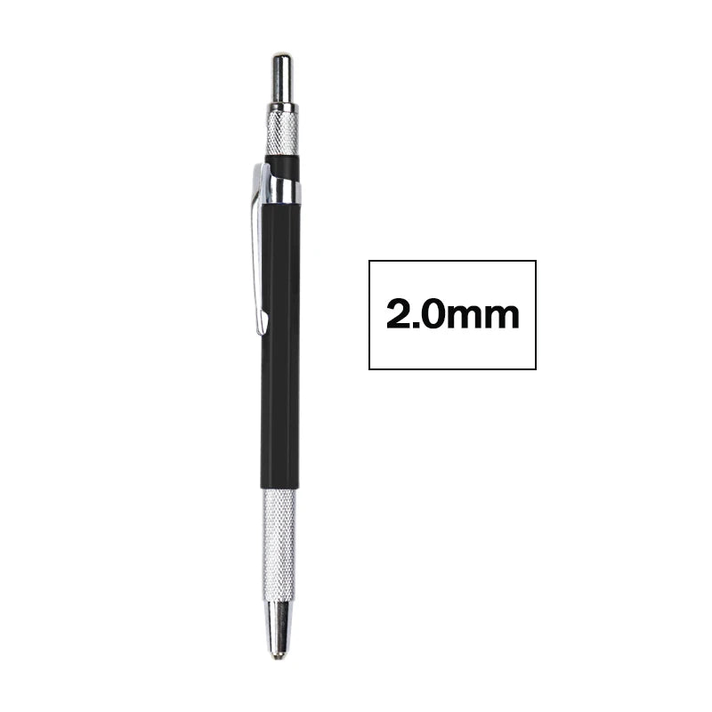 DEDEDEPRAISE Sketch 2.0MM Press Mechanical Pencil & 36colors Leads Drawing Colored Pencils Automatic Pencils Replacement Leads