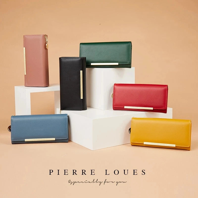 Hemasa Leather  Card Holder Purse / Long Clutch Wallets for Girls /Women