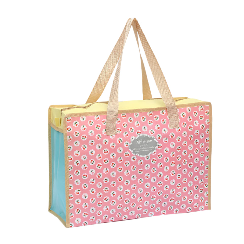 Hemasa Shopping Bag Foldable Reusable Tote Folding Pouch Travel Non-woven Bathroom Storage Bag