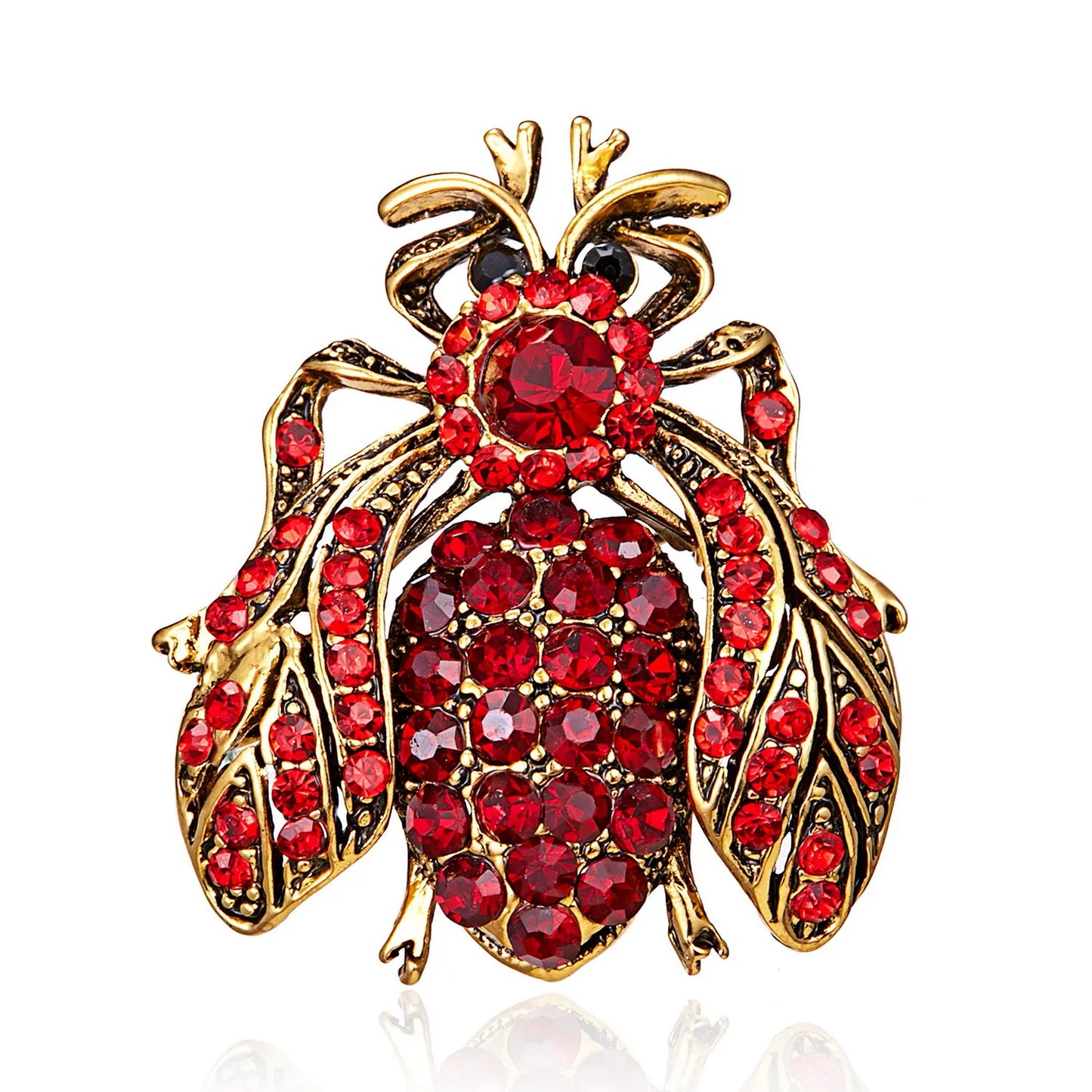 Classic Vintage Bee Brooch Insect Brooches For Women Metal Pins Banquet Party Suit Coat Cap Accessories Fall Winter Unique Gif