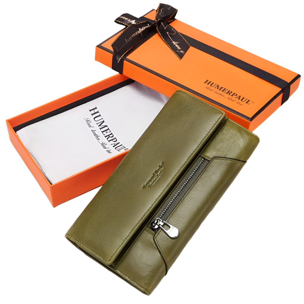 Hemasa  Women's Wallet Leather Coin Purse Anti-thef Card Holder Classic Female Hasp Clutch With Cell Phone Bag