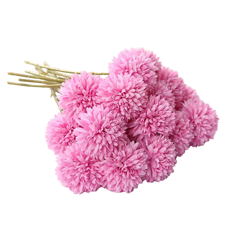 Tejesa 15Pcs Hydrangea Artificial Flowers Bouquet For Home Bedroom Decor Wedding Decoration Craft Vases Flower Arrangement Accessories