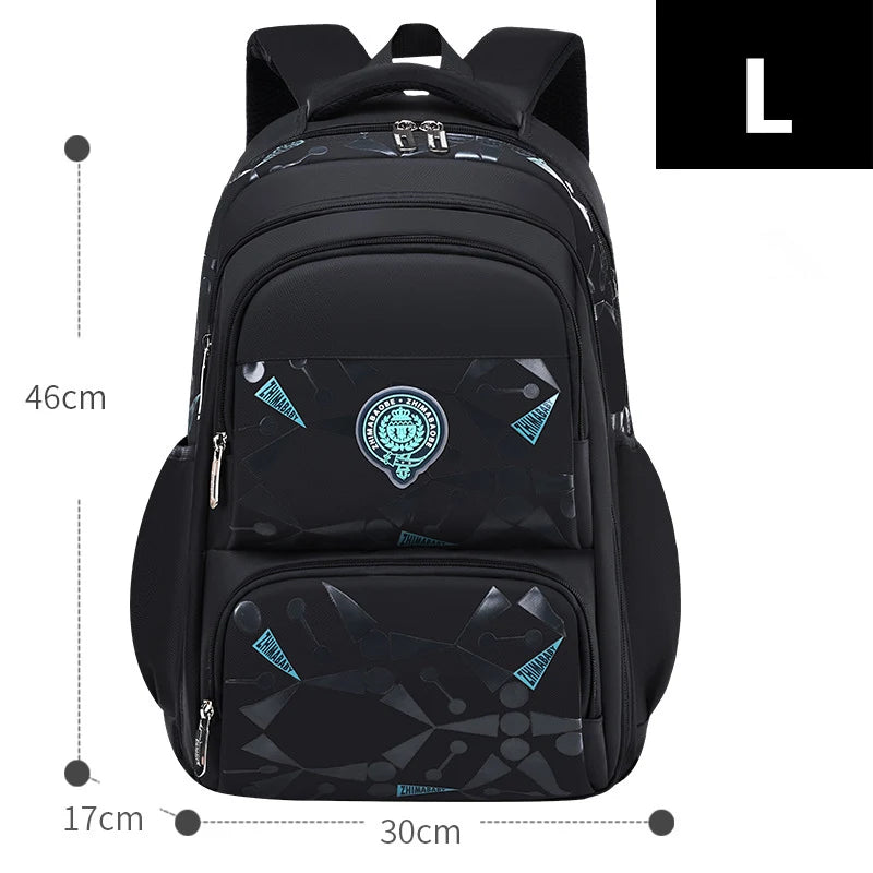 Hemasa Primary School Backpacks Waterproof Children School Bags For Boys kids/ Travel Backpack