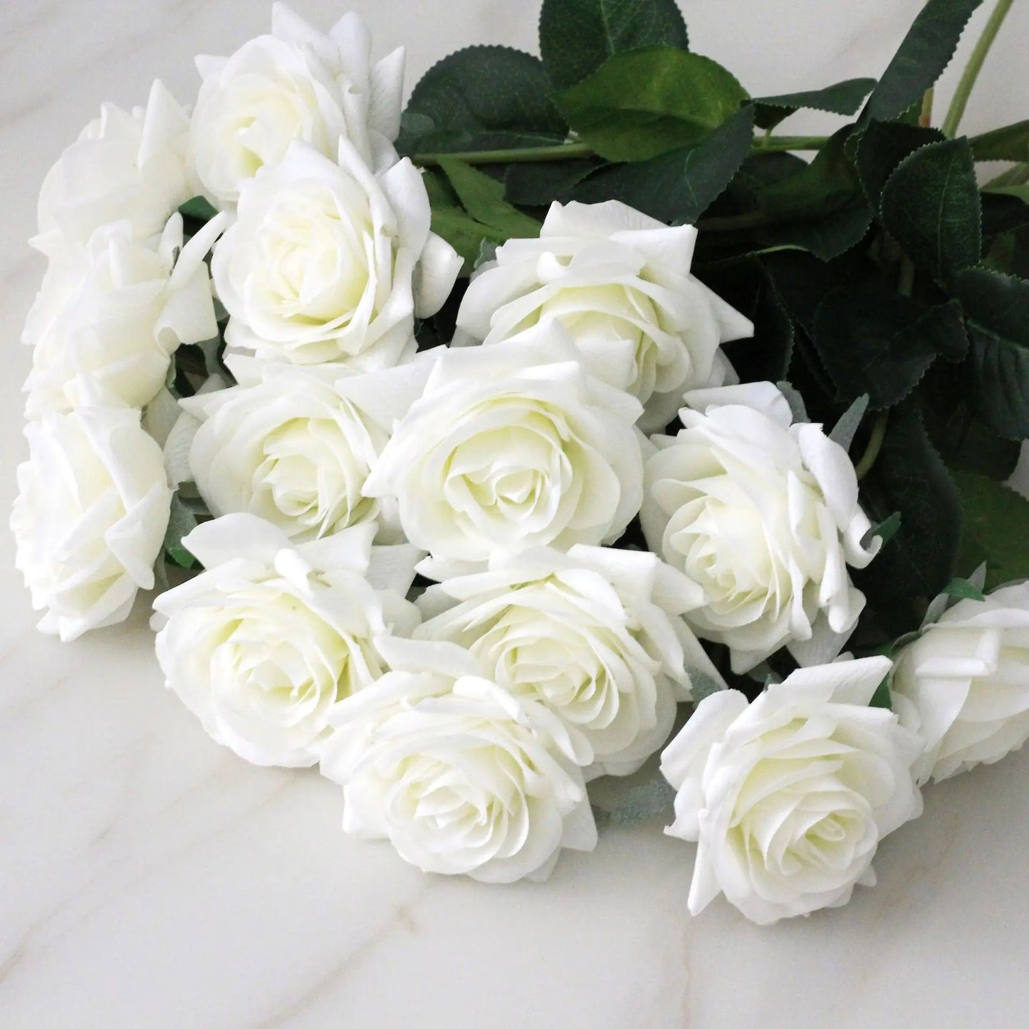 15Pcs/lot High Quality Artificial Flowers Decor Rose Latex Flower Home Decoration Real Touch Rose Wedding Bridal Bouquet Flower