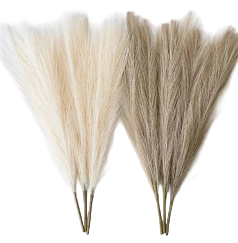 Tejesa 45cm Pampas Grass Simulation  Reed Grass Wedding Decoration Home Bedroom Accessories Wedding Guide Photo PropBackground