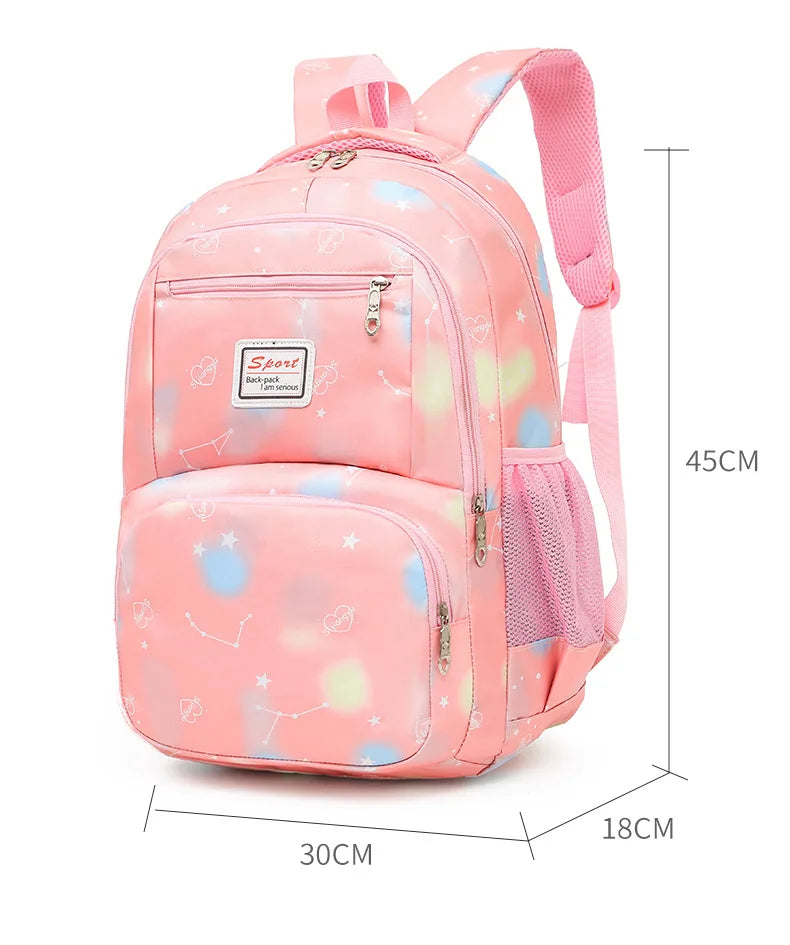 Hemasa 3 pcs/set Floral Printing School Backpack Girl School Bags For Women/ Girls