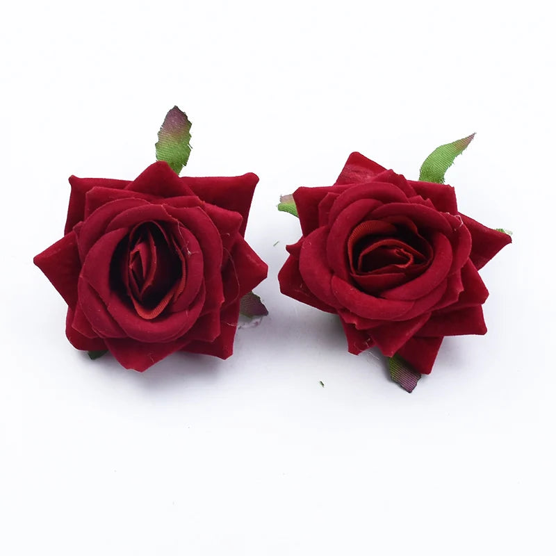 Tejesa 100 pieces  wedding decorative flowers/Roses  wall home decoration accessories Artificial flowers a cap gifts box