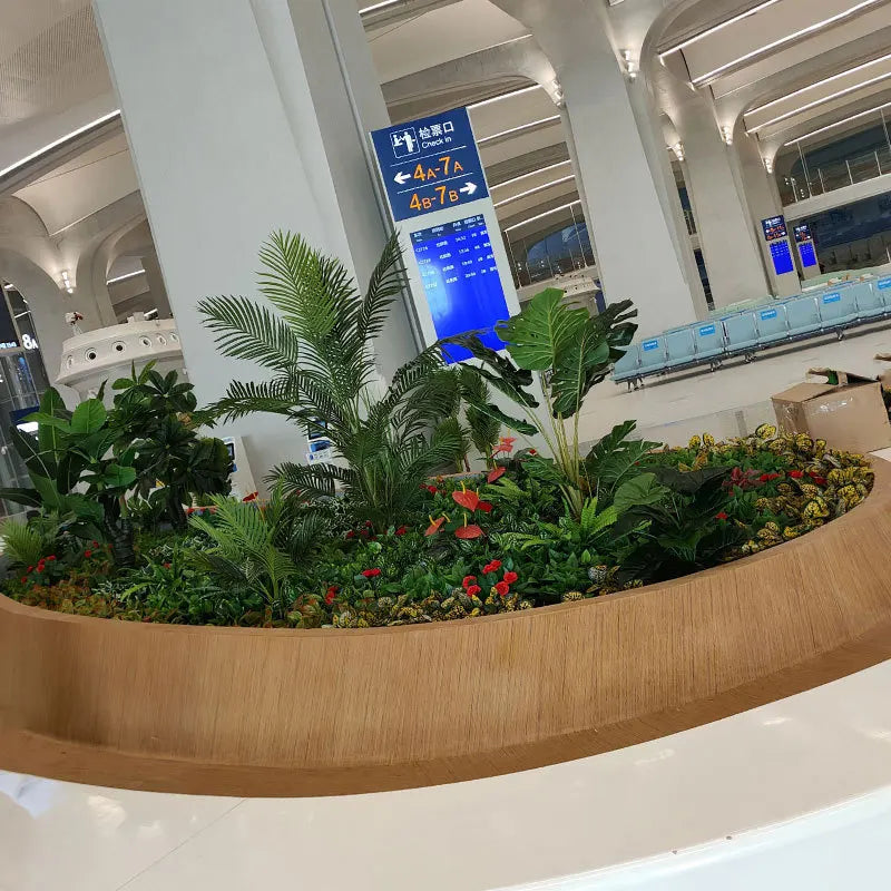Large Tropical Palm Artificial Turtle, Bamboo Plant Branch, Plastic Turtle Leaves Used for DIY Family, Wedding Decoration