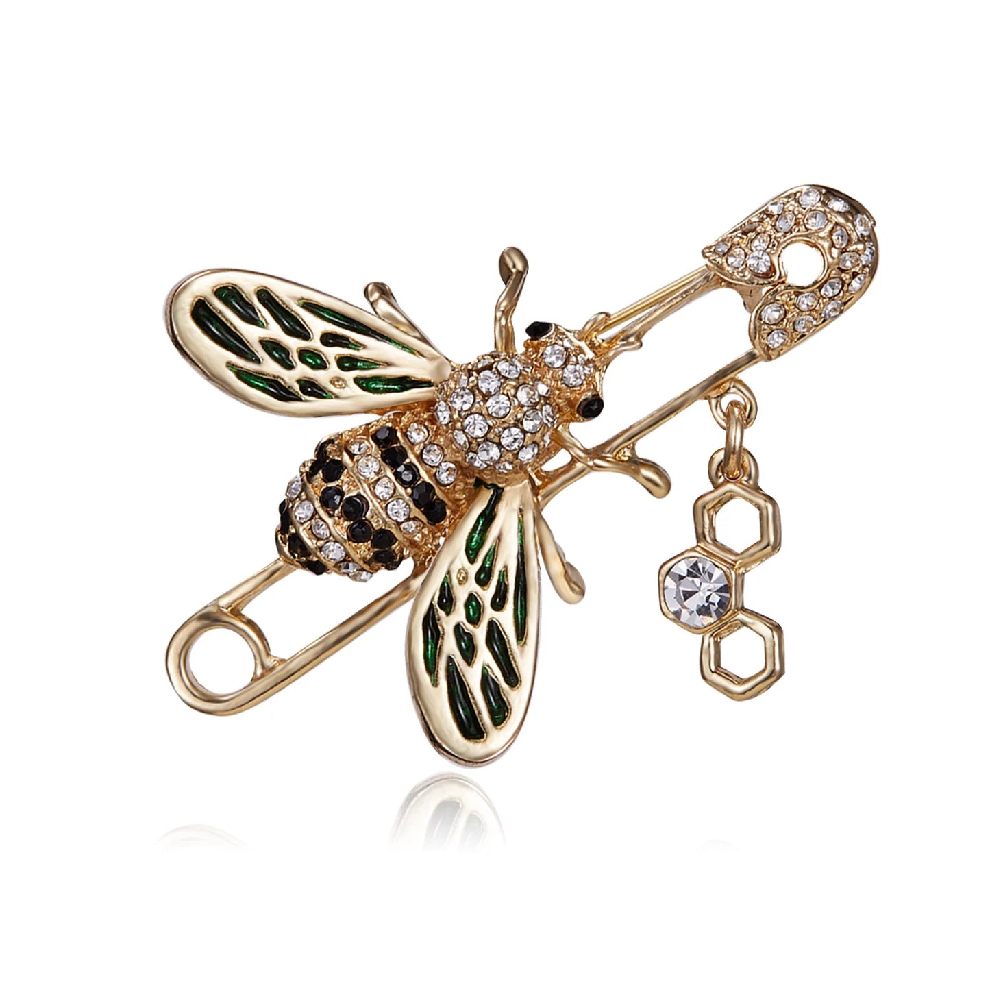 Classic Vintage Bee Brooch Insect Brooches For Women Metal Pins Banquet Party Suit Coat Cap Accessories Fall Winter Unique Gif
