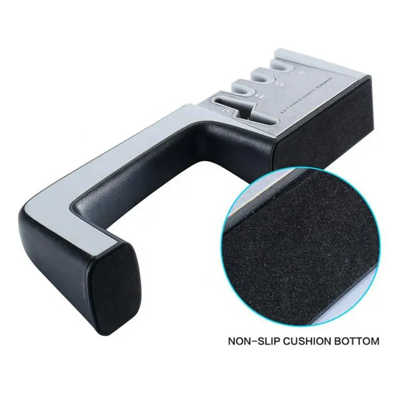 Tejesa 4 In1 Knife Sharpener Diamond Coated Fine Ceramic Kitchen Knife Shears Scissors Sharpening Stone With Non-Slip Base Kitchen Tool