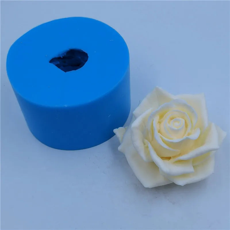 GreatMold 3D Pretty Flower Rose Silicone Mold Bouquet of Roses Soap Molds Epoxy Resin Mold Clay Chocolate Scented Candle Mould