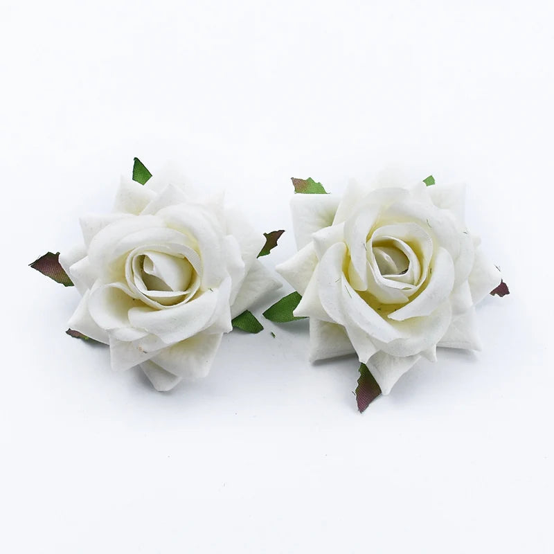 Tejesa 100 pieces  wedding decorative flowers/Roses  wall home decoration accessories Artificial flowers a cap gifts box