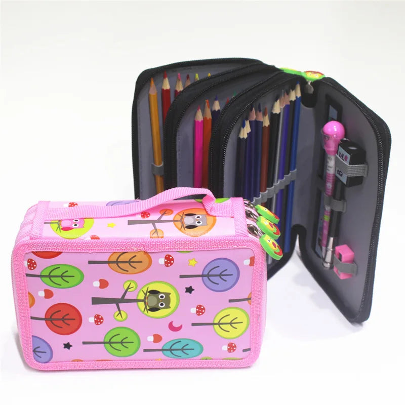 Kawaii Penal for Back to School Pencil Case Big 32 52 72 Slots Pen Box Cute Pencilcase Large Girls Boys Cartridge Bag Stationery