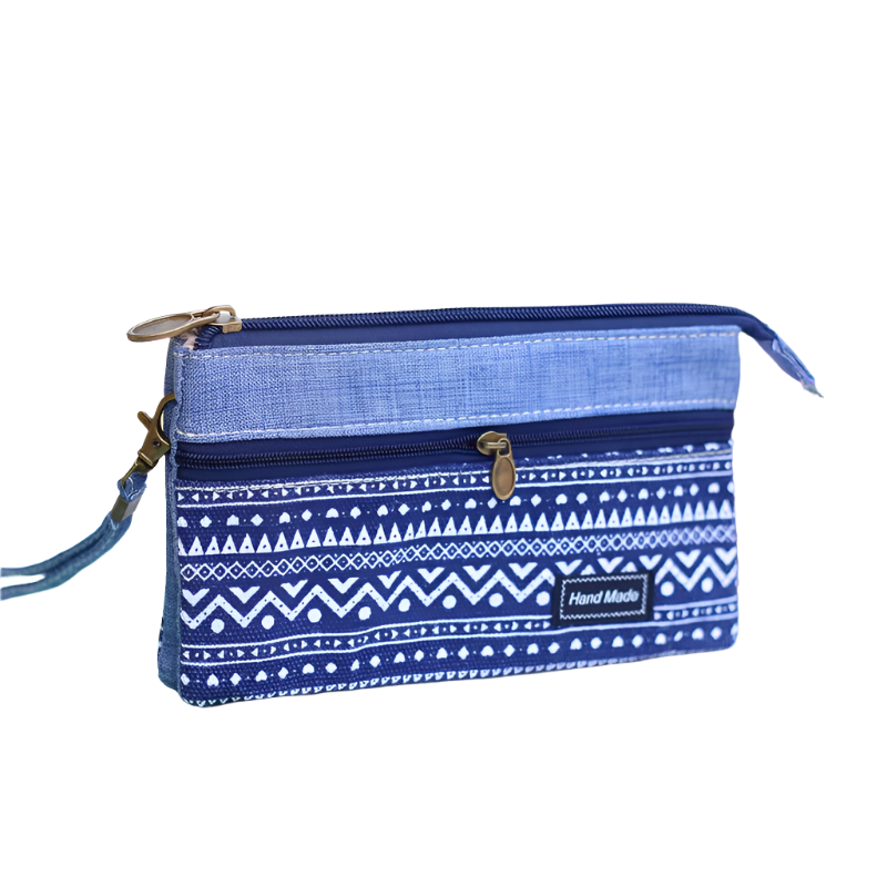 Hemasa Women's Cotton Long Organizer Wallet Ladies Coin Purse Female Clutch Small Phone Pouch Money Bag for Children / Kids/ Girls