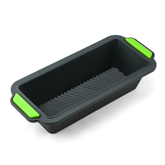 Tejesa   2Pcs Silicone Toast Bread Mold Rectangular Bread Pan Mold Rectangular Cake Baking Tray Non-Stick Loaf Pan Chiffon Cake Mould Kitchen