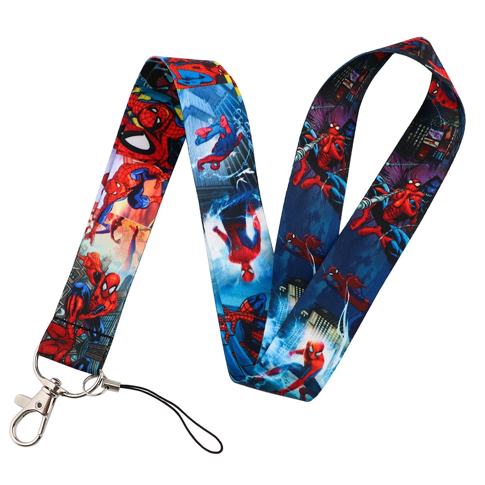 YQ437 Lanyard ID Badge Holder Card Cover Phone Rope Cartoons Neck Strap Keychain Key Holder Lariat Cool Gift