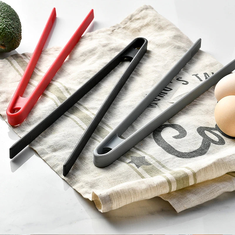 Tejesa  29cm Silicone Grill Tongs Non-Stick Food Bread Clip Heat Resistant BBQ Salad Cooking Serving Clamp Steak Pasta Clip For Kitchen