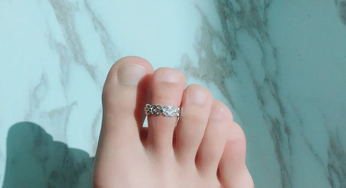 Hemasa 8PCS Tail Foot Ring Gifts Adjustable Open Toe Rings Set for Women Girl Summer Beach Vacation Kunuckle Jewelry Finger Ring