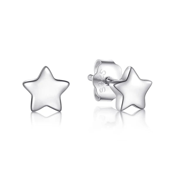 Modian Hot Sale 100% 925 Sterling Silver Cute Small Hearts Stud Earrings For Women Fashion Round Luxury Lightning Fine Jewelry