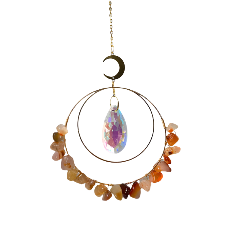 Hemasa  high quality  natural  crystal sun catcher  crystal sun catchers hanging  For Decor