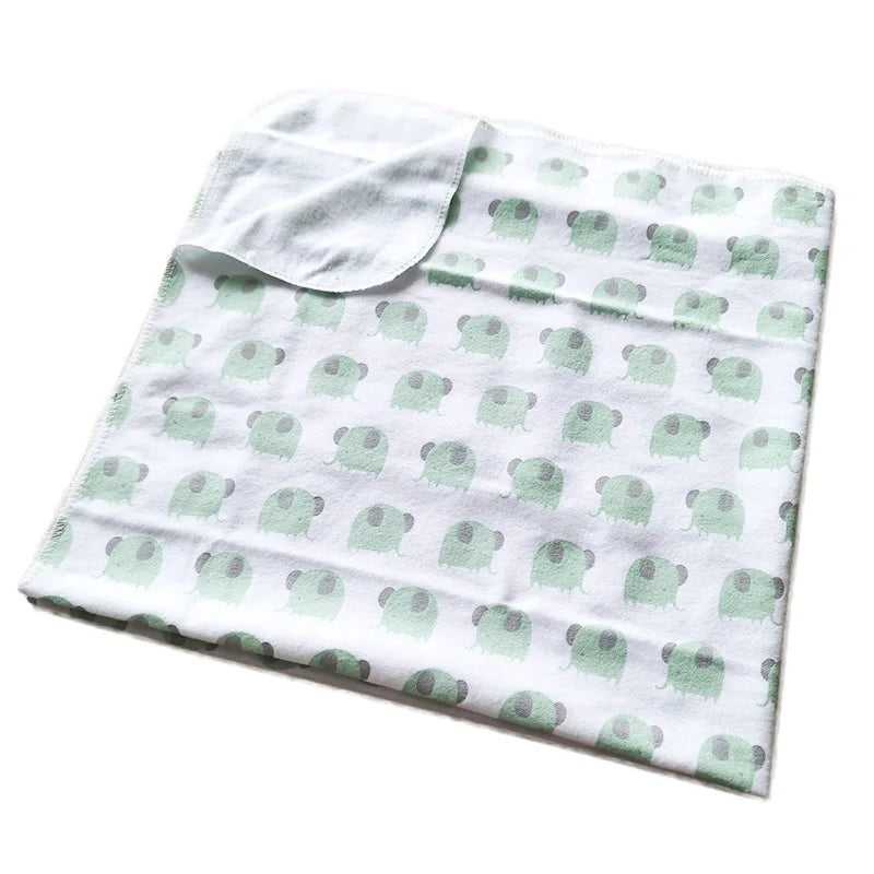 Receiving Baby Blankets Newborn Cotton Flannel Diapers  75X75cm