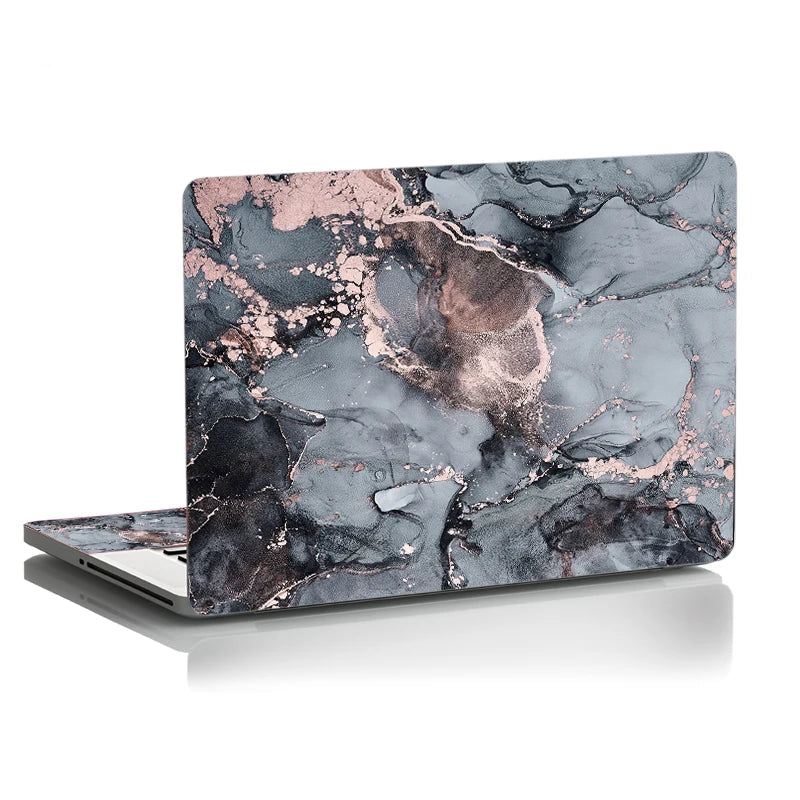 Hemasa Laptop Sticker 15.6 skin DIY Marble 15.6 Notebook Cover Decal Skins14 15.6 17 inch for MacBook Air Pro 13/HP/DELl/Lenovo