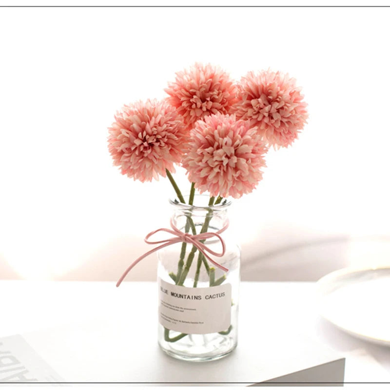 Tejesa 15Pcs Hydrangea Artificial Flowers Bouquet For Home Bedroom Decor Wedding Decoration Craft Vases Flower Arrangement Accessories