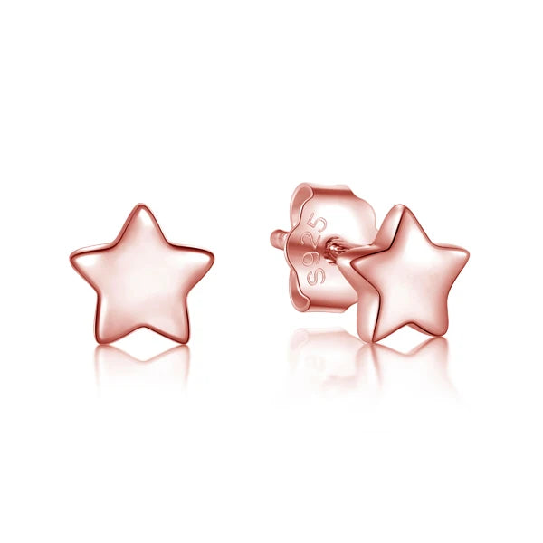 Tejesa  100% 925 Sterling Silver Cute Small Hearts Stud Earrings For Women