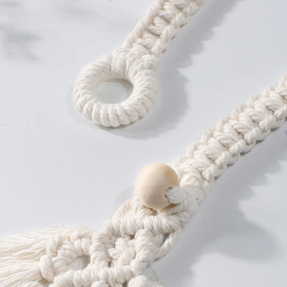 Tejesa 2 Pack Macrame Curtain Tiebacks Decorative Curtain With Bead Window Ties Kawaii Boho Room Decor Living Room Home Decoration Gift