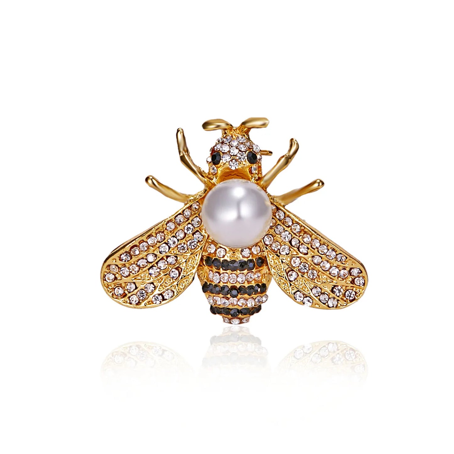Classic Vintage Bee Brooch Insect Brooches For Women Metal Pins Banquet Party Suit Coat Cap Accessories Fall Winter Unique Gif
