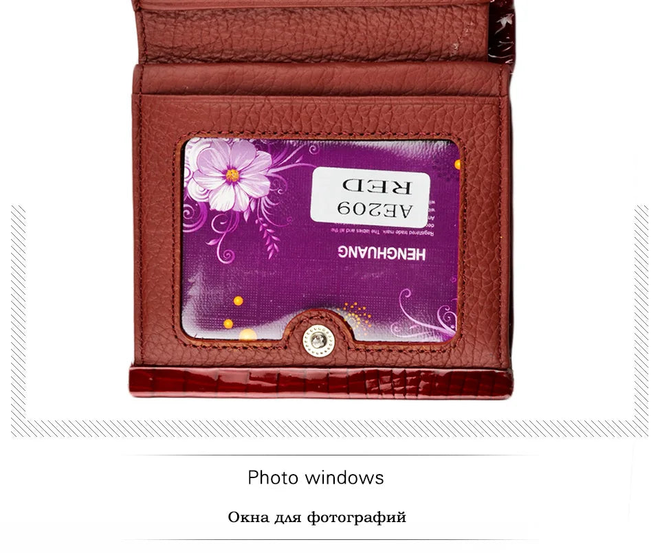New Female Wallet Vintage Fashion Women Wallets GenuineLeather Short Purse Money Bag Coin Money Bags Ladies Purse Girls Wallets