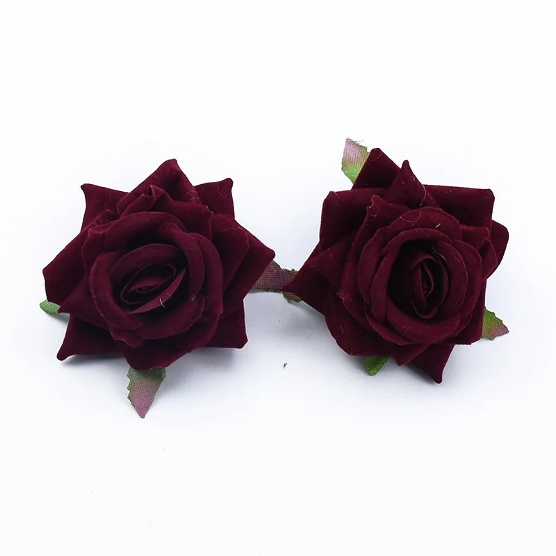 Tejesa 100 pieces  wedding decorative flowers/Roses  wall home decoration accessories Artificial flowers a cap gifts box