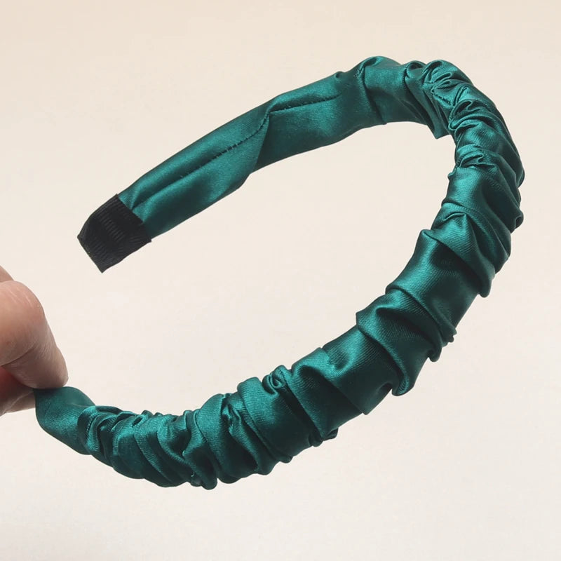1PC Trendy Women Satin Hairbands Girls Headbands Hair Hoop Hair Accessories Headhoop