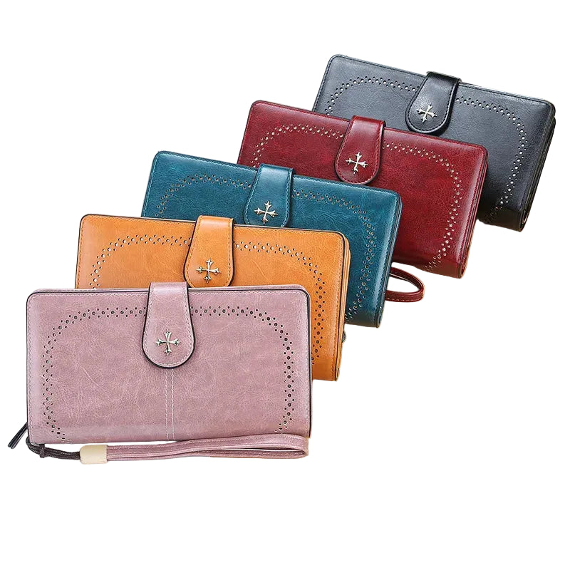 Hemasa  Large  Wallet / PU Leather Card Holder Wallet For Women
