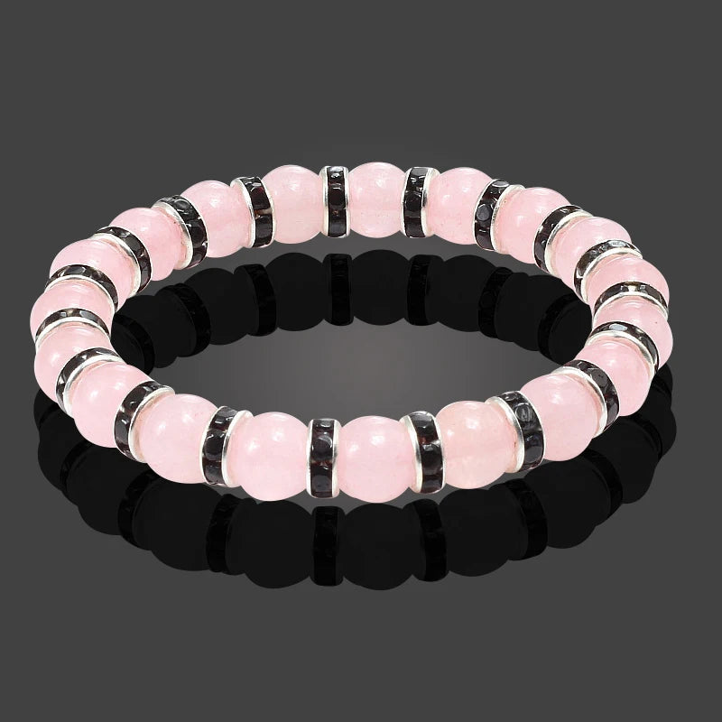 Heamsa  Natural Stone Stretchable  Bracelet