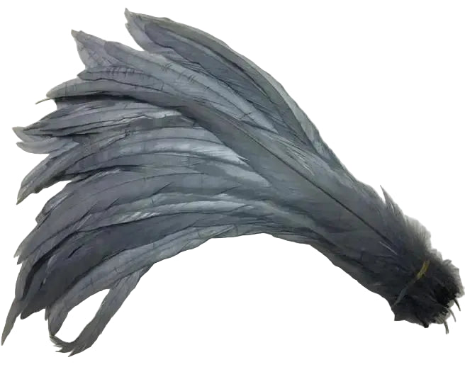 Tejesa  100pcs 30-35CM Rooster Tail Feathers Sky Blue Natural  Plumes Beige DIY Cock Clothing Jewelry Accessories Party
