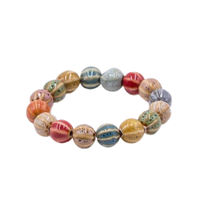 Hemasa Heart Shape ceramic beads bracelets