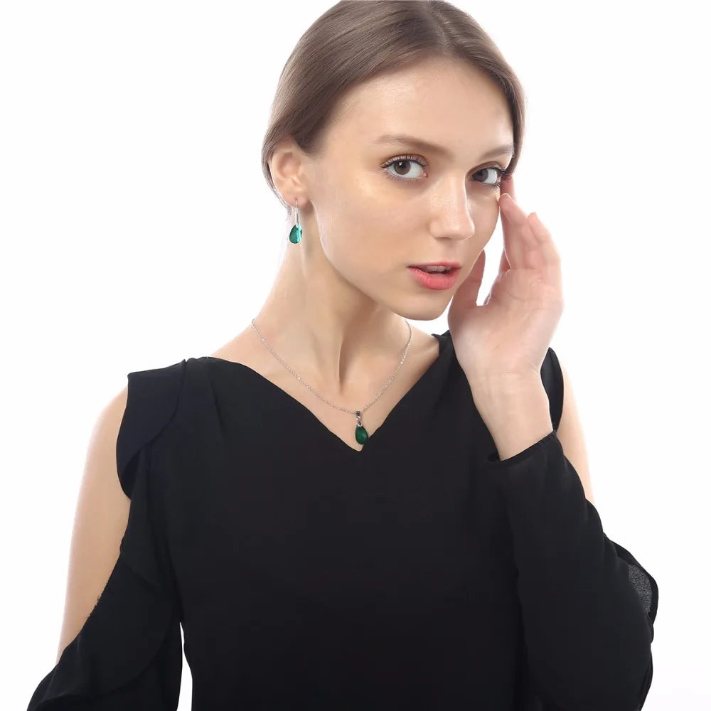 2024 queen girl birthday gifts brand wedding austrian crystal 18KGP sweet tear water Drop Earrings fashion Jewelry women 80335